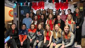 Great excitement at one camogie club as AFL star presents medals to juvenile players