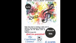 Clonmel choir to host table quiz to raise funds