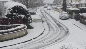 Heavy snow causing difficult driving conditions in Tipperary