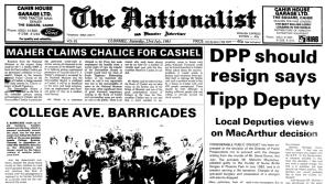 Yesteryears: Clonmel barricade manned around the clock by angry residents