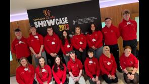 Members of Tipperary Comhairle na nÓg gather at Croke Park to celebrate the national showcase 