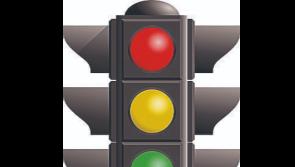 Temporary traffic lights operating on section of N24 in county Tipperary 