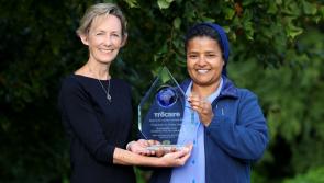 Trócaire award recipient thanks  Tipperary public for 50 years of support 