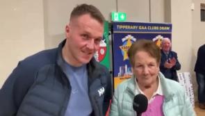 WATCH: Waterford hurler Jake Dillon collects  €20,000 in the Tipperary GAA Clubs draw 