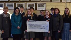 Second-year Coláiste Mhuire students raise €1,650 for St Vincent de Paul