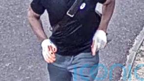 ‘Dangerous’ man seen fleeing scene of mobility scooter attack sought by police