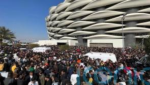 Two killed and dozens hurt in stampede outside football stadium