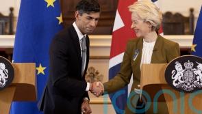 Ursula von der Leyen and ‘dear Rishi’ unveil a new relationship