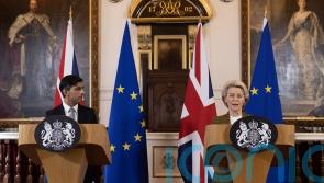 Sunak hails ‘decisive breakthrough’ on post-Brexit rules for Northern Ireland