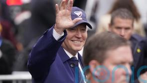 Crowds shout ‘welcome home Joe’ as US president visits Dundalk