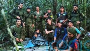 Four children found alive after 40 days lost in jungle 