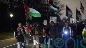 Pro-Palestinian demonstration held outside US ambassador’s residence in Dublin