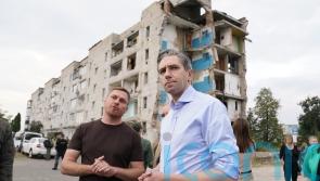 Ireland’s Simon Harris pays tribute to resilience of Ukrainian people