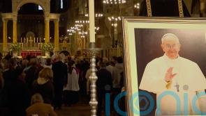 Pope Francis’s body goes on public display as mourners gather ahead of funeral