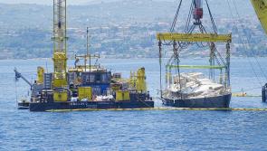 Superyacht of business tycoon with Tipperary connection raised above water 