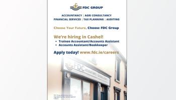 Job Alert! FDC is currently hiring for four positions in Cashel