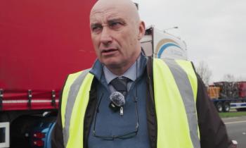 WATCH: On the ground interview with Councillor Michael Brennan at the M8 fuel protest 