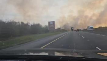 BREAKING: Limerick motorway closed due to thick plumes of smoke from gorse fires
