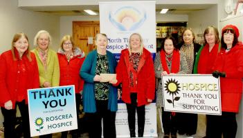 Tipperary hospice organisation receives generous donation
