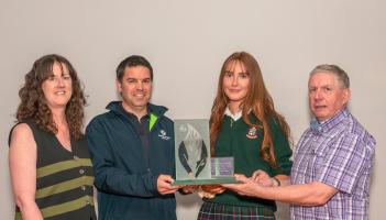 Award winning Tipperary engineer inspires students at her former school's awards ceremony
