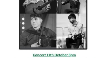 Lattin accordionist Oran Kelly brings Dublin trad band to Bansha this Sunday