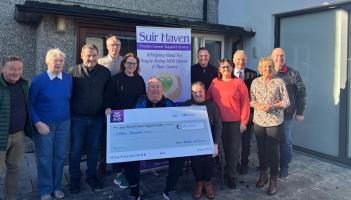 Local Tipperary cancer support centre accepts generous &euro;15,000 donation