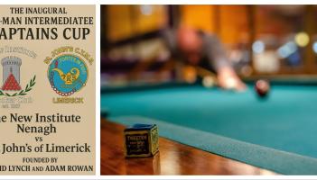 New Institute Snooker Club Nenagh hosts inaugural 6-man intermediate captains cup