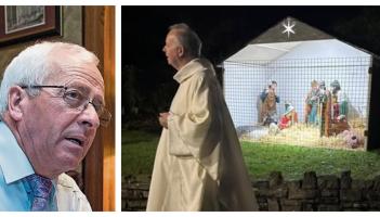 Mattie McGrath attends crib blessing for Feast of the Immaculate Conception