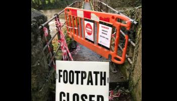 Footbridge over river in Carrick-on-Suir area closed by council as it's unsafe to use