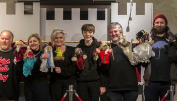 Local artists, writers and actors stage Christmas puppet show at Carrick-on-Suir castle