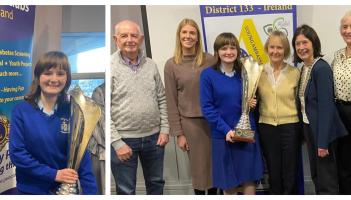 Tipperary student wins Lions Club of Ireland Young Ambassador of the 21st Century