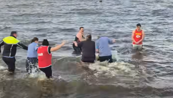 WATCH: Garda&iacute; brave chilly waters for annual autism awareness fundraiser in Tipperary
