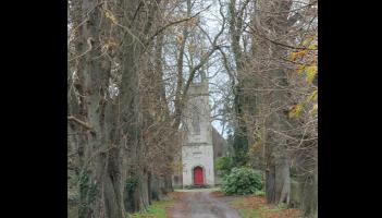 Church in scenic village in Tipperary preparing for special event