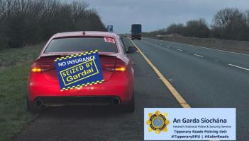 BREAKING: Garda&iacute; in Tipperary seize car from novice driver doing 156km/h
