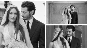 PICTURES: Tipperary's Rozanna Purcell marries Zach Desmond in private Dublin ceremony