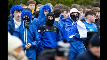IN PICTURES: Supporters arrive en masse to shout on Nenagh CBS in recent epic Croke Cup clash