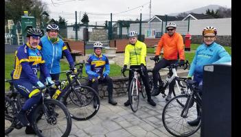 Stunning scenery and birthday cake enjoyed by South Tipperary Cycling club members