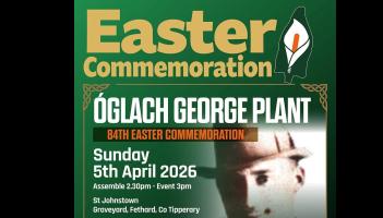 South Tipperary Sinn F&eacute;in will hold its annual Volunteer George Plant ceremony