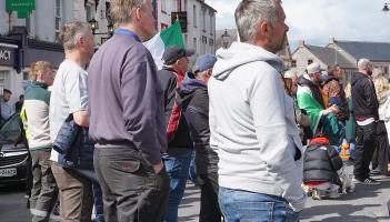 About 200 gather to protest in Tipperary town