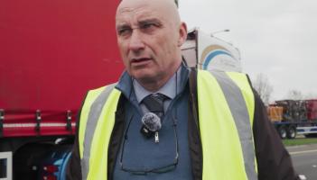WATCH: On the ground interview with Councillor Michael Brennan at the M8 fuel protest 