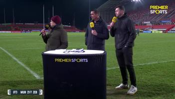 Brian Gleeson and Alan Foley speak after Munster's 21-7 win against Zebre Parma
