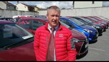 WATCH: Excitement at Toyota dealer John Kennedy Motors Clonmel as showroom reopens to public
