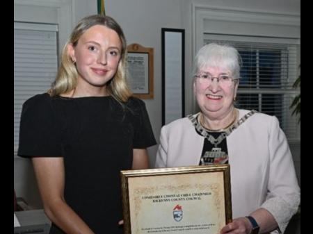 Tipperary athlete Katie Bergin honoured in special civic reception by County Council