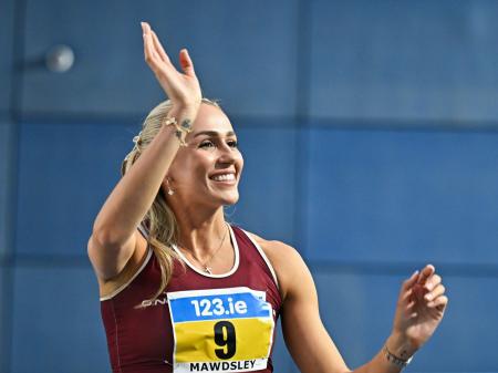 Sharlene Mawdsley will compete at National Indoor Athletics Championships