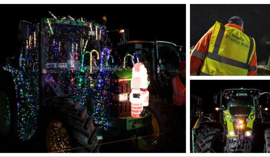 Light up tractor run in Tipperary village to honour Michael Looby and aid charity