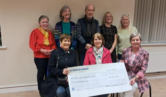 PICTURE: Local Tipperary flower club presents generous donation to charity
