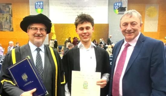 CONGRATS! Tipperary school celebrates as past student wins prestigious award