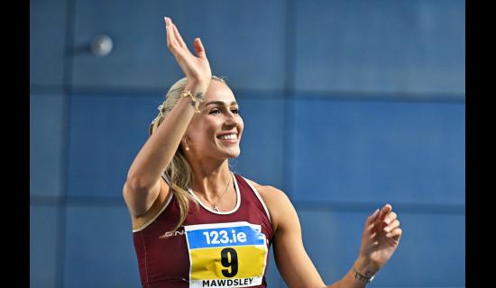 Sharlene Mawdsley will compete at National Indoor Athletics Championships