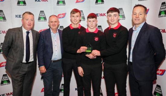 Tipperary students honoured at award ceremony after rearing five calves as part of project