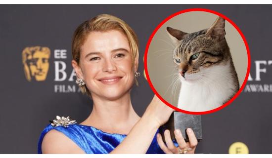 Hollywood star and Thurles Ursuline alumni Jessie Buckley caught in a 'purr-fect' storm